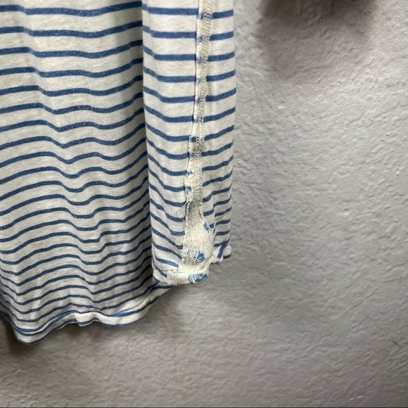 ❤️ Rebecca Taylor Striped Long Sleeve Tunic Top - Picture 4 of 8